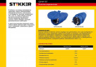 Вилка STEKKER PPG16-50-441 прямая с заземляющим контактом, нейлон 250В, 16A, IP44, синяя/белая 32847