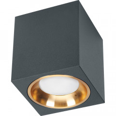 Светильник потолочный Feron ML1754 MR16 35W 220V, черный, золото 41200
