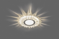 Светильник встраиваемый с белой LED подсветкой Feron CD926 потолочный MR16 G5.3 прозрачный