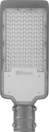 Светодиодный уличный консольный светильник Feron SP2918 120W 6400K AC100-265V, серый 32573