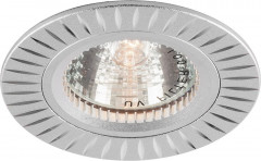 Светильник встраиваемый Feron GS-M394 потолочный MR16 G5.3 серебристый 17936